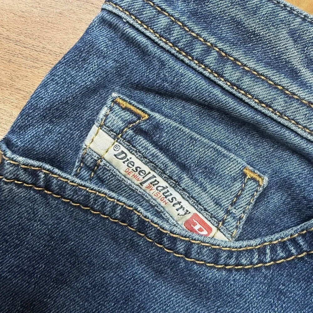Diesel Thommer Jeans Men 29x32 Blue Slim Skinny Stretch Dark Wash Denim‎ 0848U